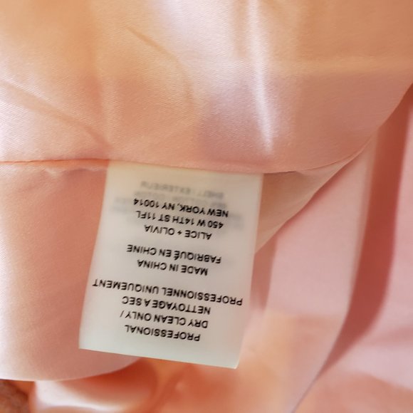 ALICE + OLIVIA Tweed Blazer Jacket Frayed Sz M - Picture 7 of 8